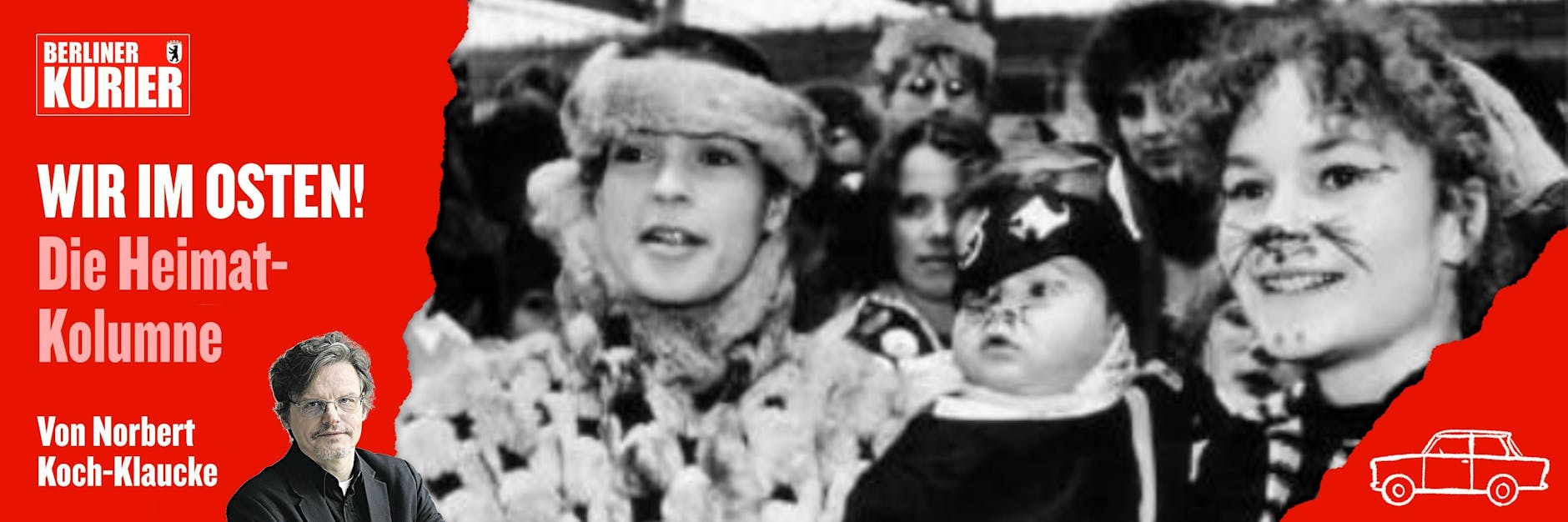 DDR-Eisstar Kati Witt (l.) bei einer Faschingsfeier im Eisstadion Karl-Marx-Stadt (1987)