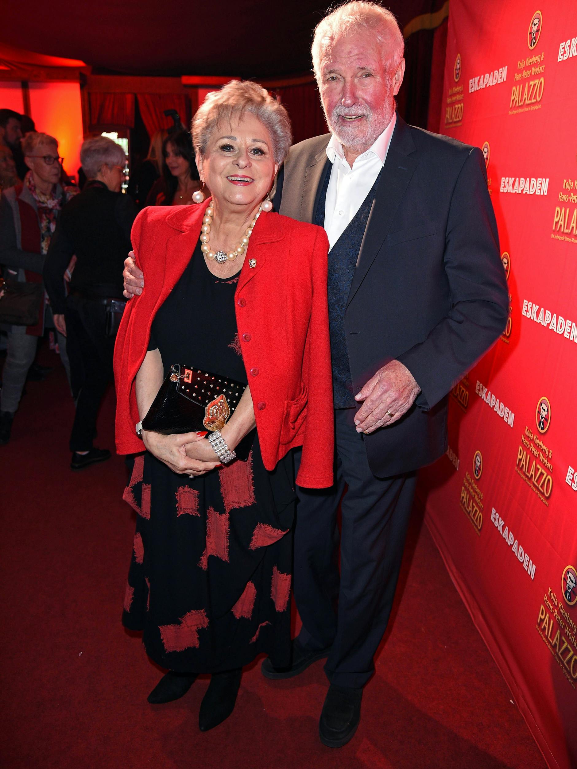 Dagmar Frederic mit Ehemann Klaus Lenk bei der Palazzo-Premiere von Kolja Kleeberg & Hans-Peter Wodarz.