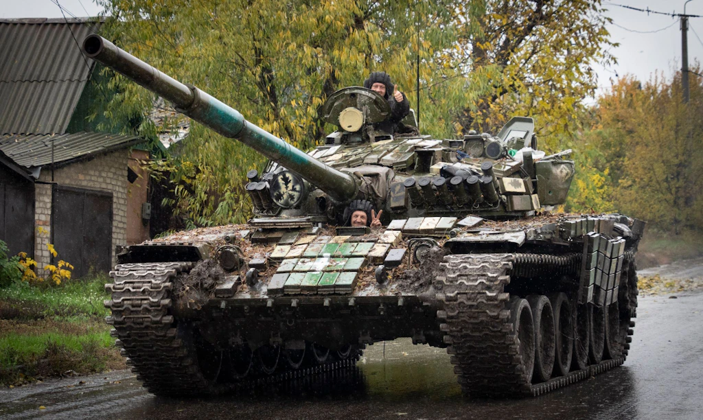 Cherson: Ukrainische Soldaten rücken abziehenden Truppen nach