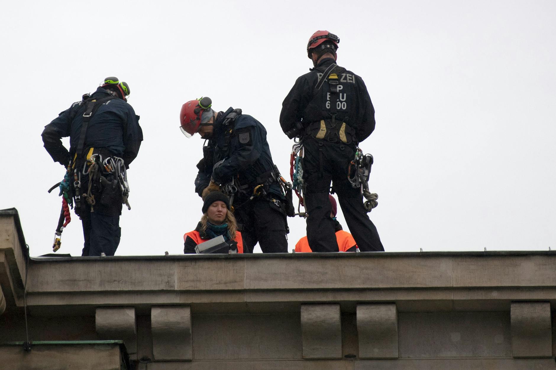 Berlin: Am 9. November wurde das Brandenburger Tor besetzt.