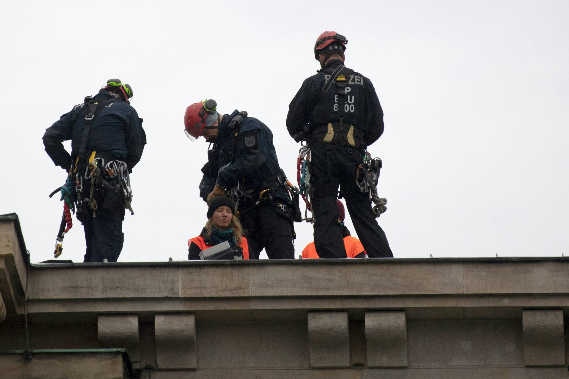 Berlin: Am 9. November wurde das Brandenburger Tor besetzt.