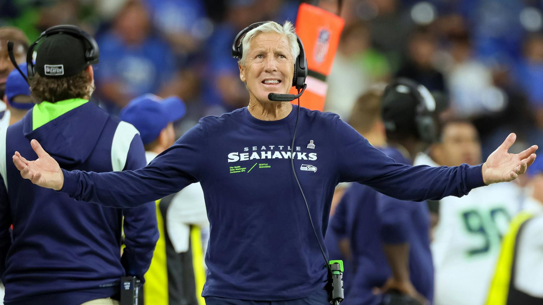 Pete Carroll ist Trainer der Seattle Seawaks.
