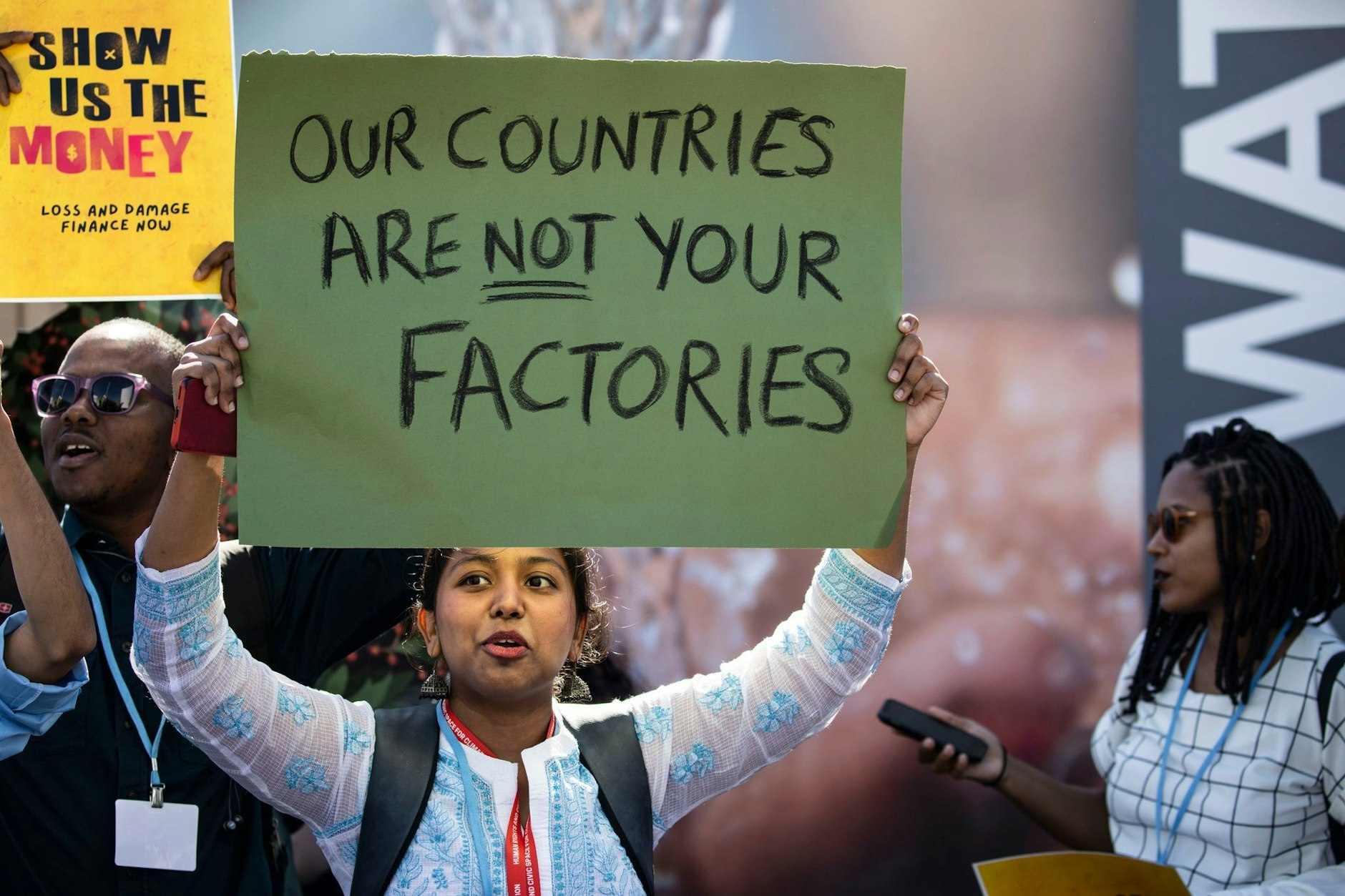 Klimaaktivisten nehmen an der Demonstration «Fridays for Future» während der UN-Klimakonferenz COP27 teil.  