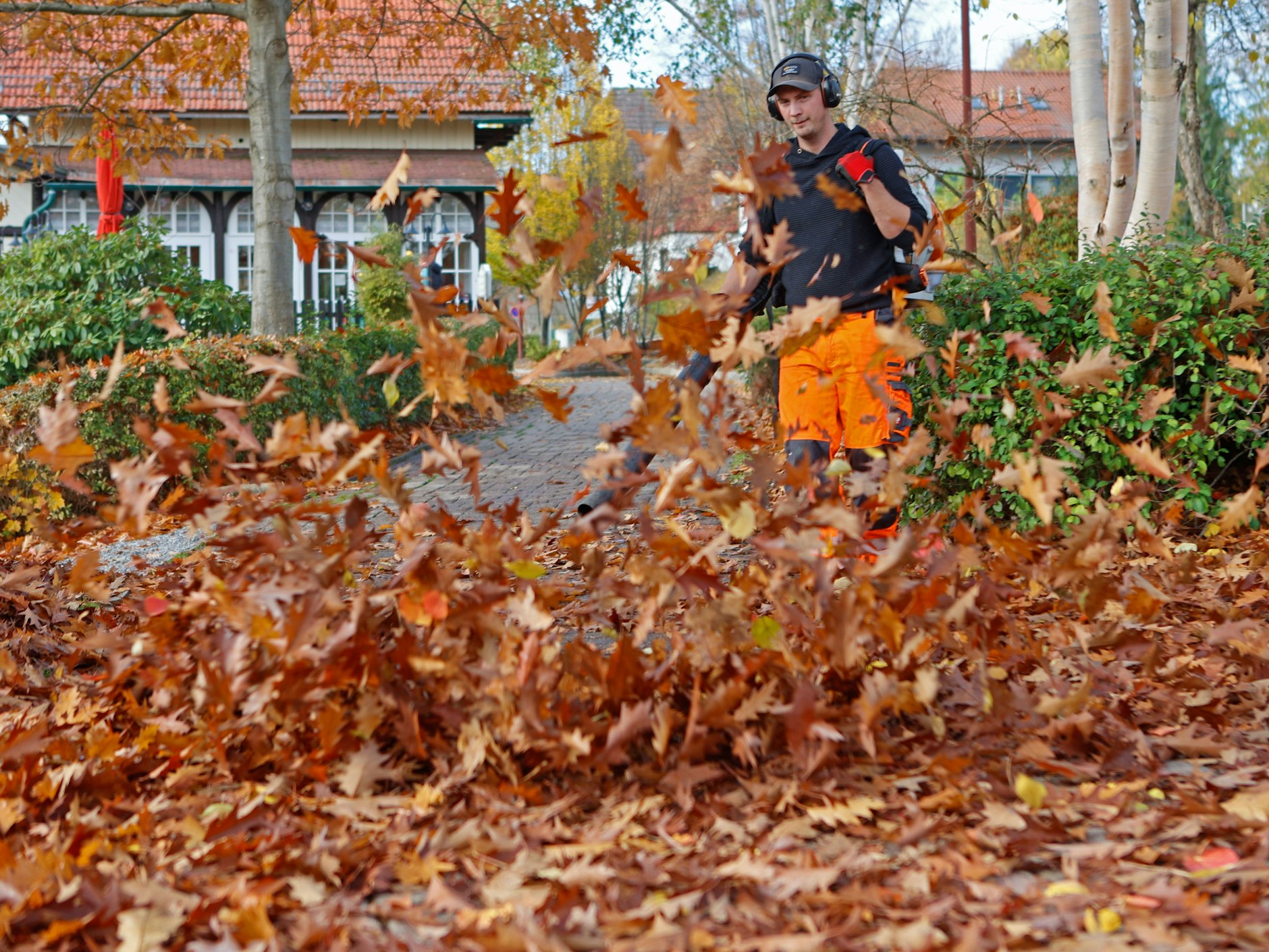 Laubbläser dürfen Sie nicht immer benutzen. 