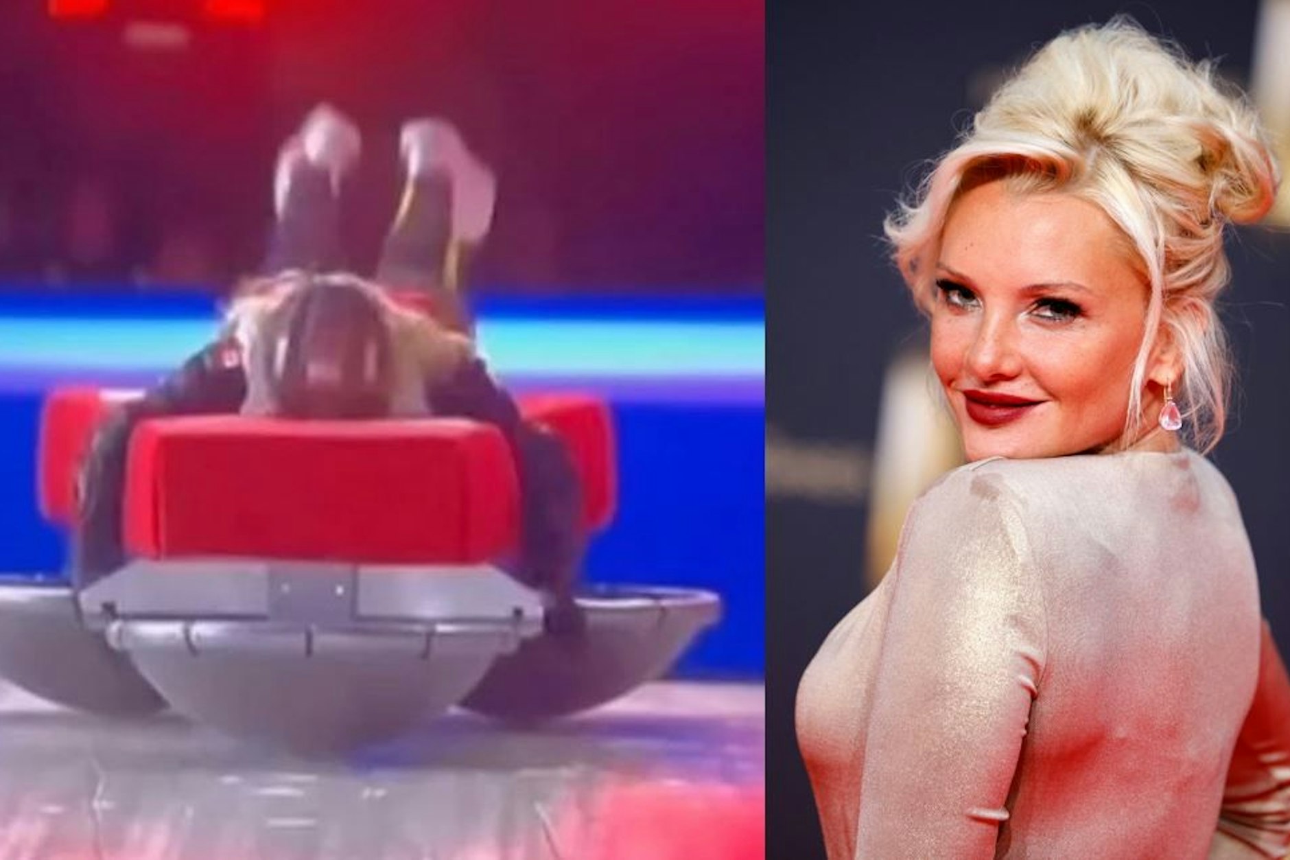 Evelyn Burdecki hat sich beim Qualifying der Wok WM verletzt.