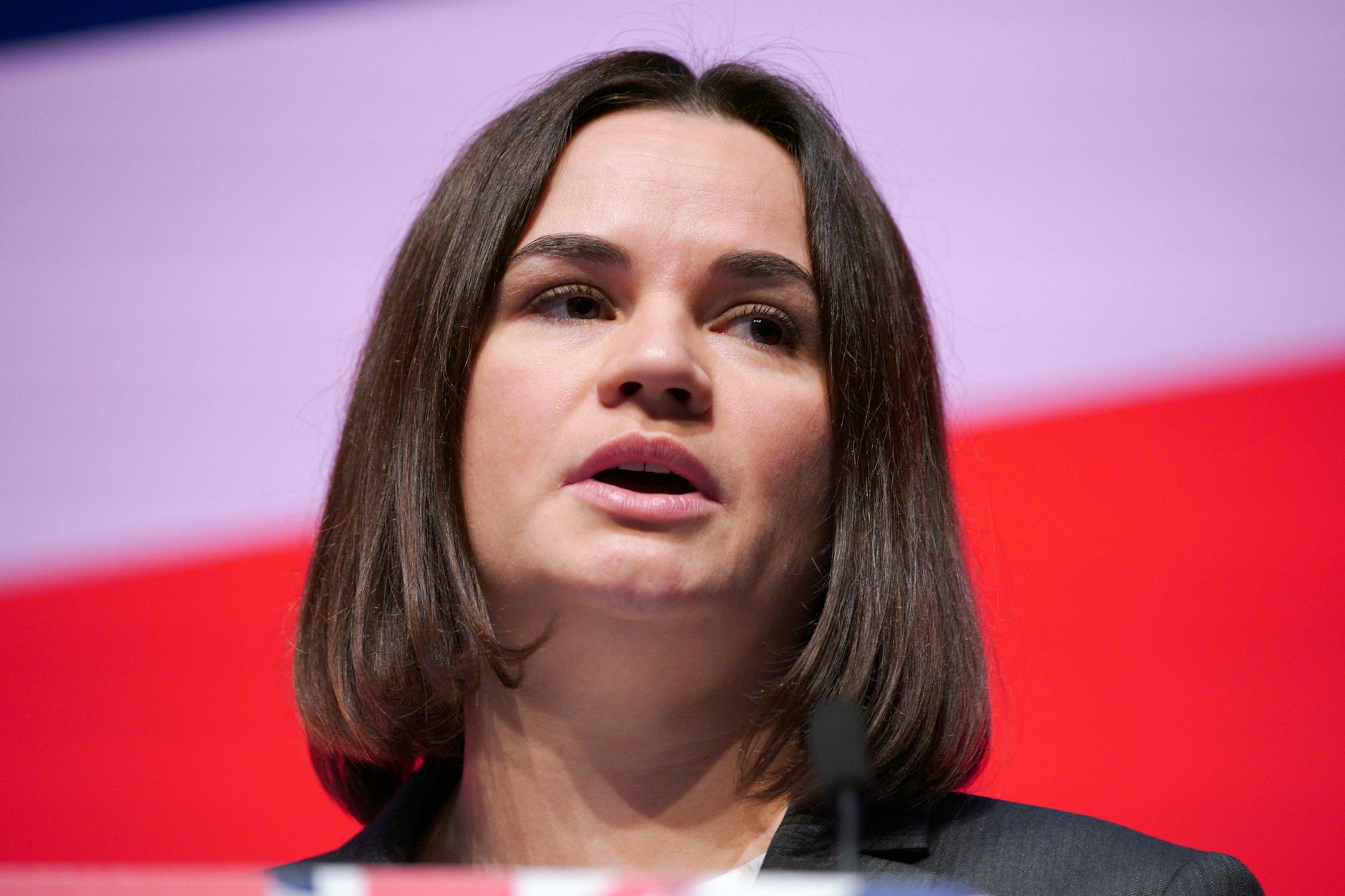 Swetlana Tichanowskaja, belarussische Oppositionspolitikerin.