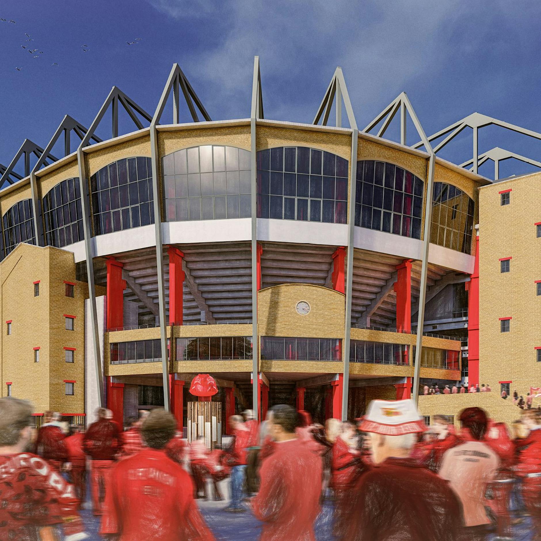 Megazahlen und Megapläne: Vereinspräsident Dirk Zingler schickt den 1. FC Union für Umbau der Alten Försterei ins Olympiastadion