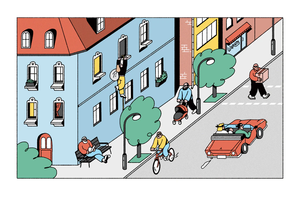 Fahrrad weg, Anhänger weg, Auto weg und dann wieder: Fahrrad weg