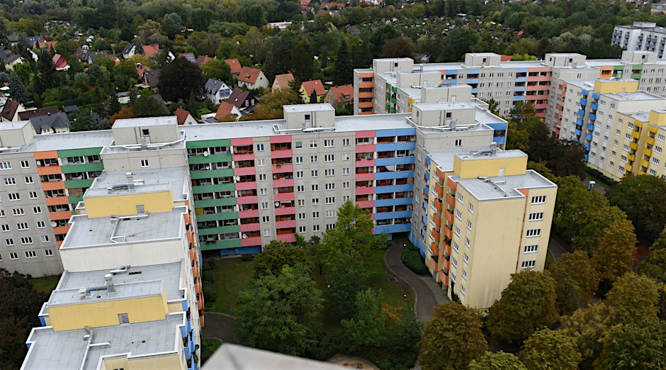 Wohnhäuser im Gebiet Heerstraße Nord in Spandau.