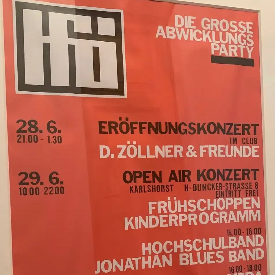 1991 rief der HfÖ-Studentenclub zur großen Abwicklungsparty. 