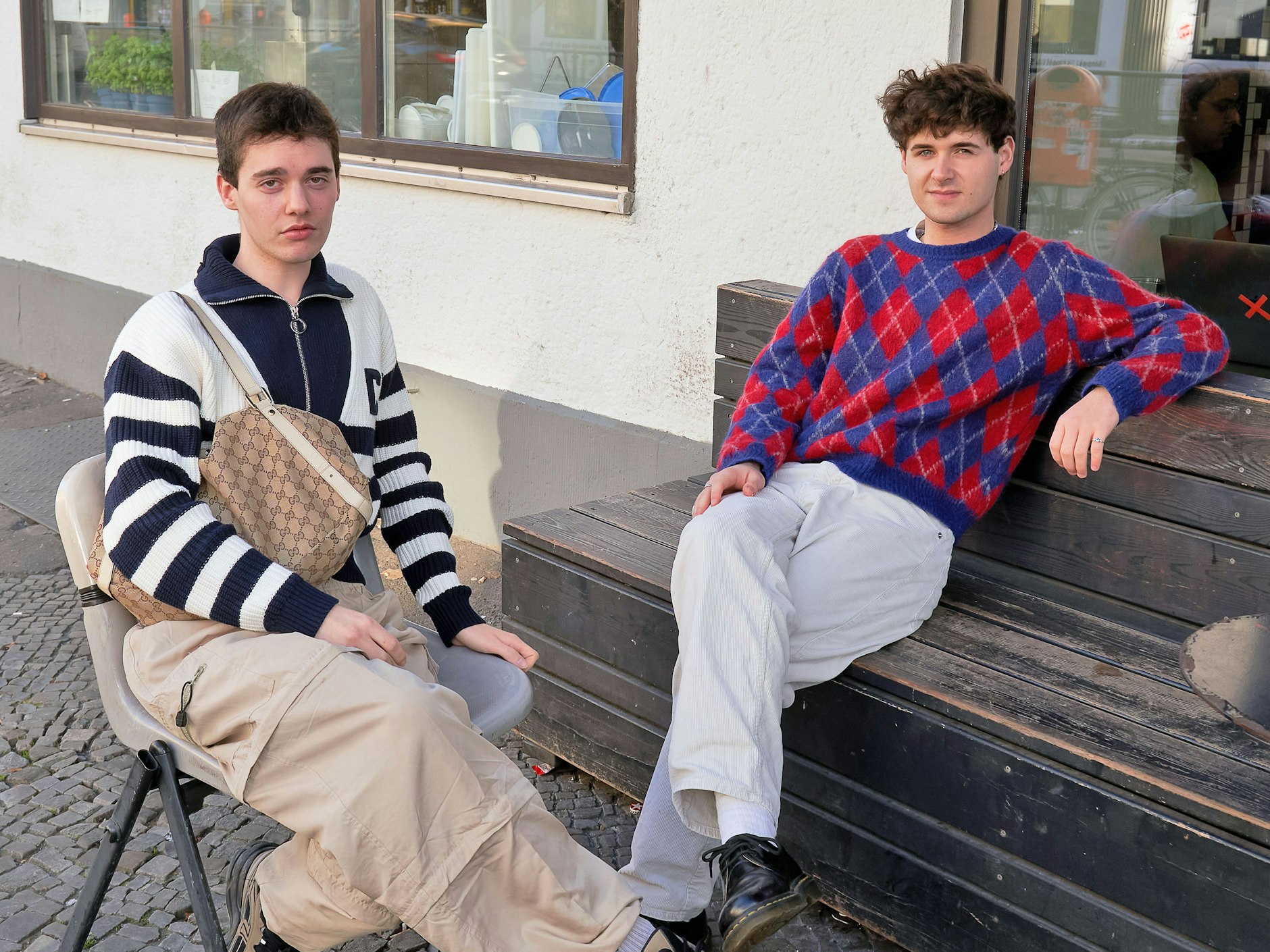 <em>On point:</em> Bryan und Paul repräsentieren das modische Mitte mit einem nonchalanten Auftritt ohne Überflüssigkeiten.&nbsp;