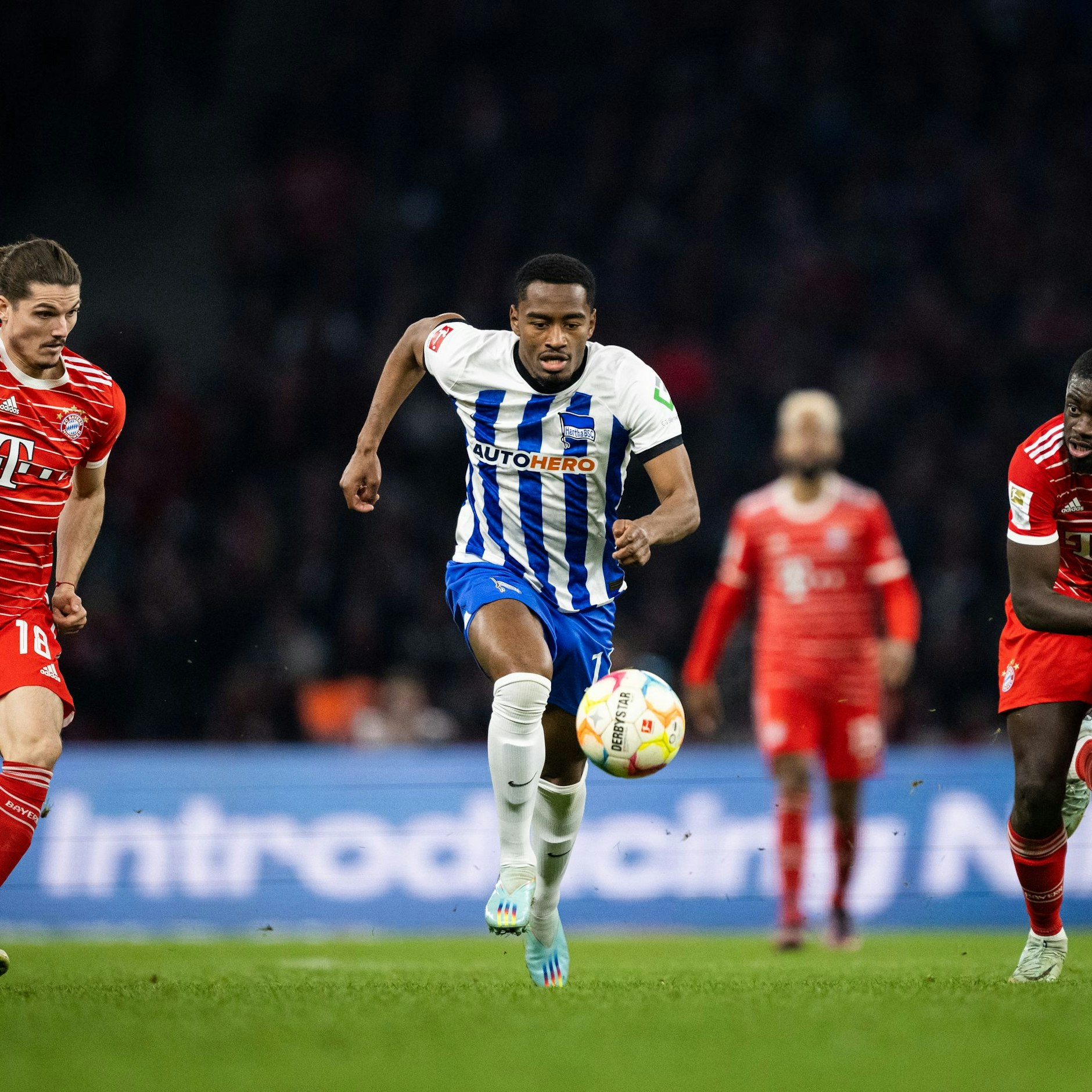 Herthas Myziane Maolida stürmt los. Doch bisher ist es meistens nicht effektiv.