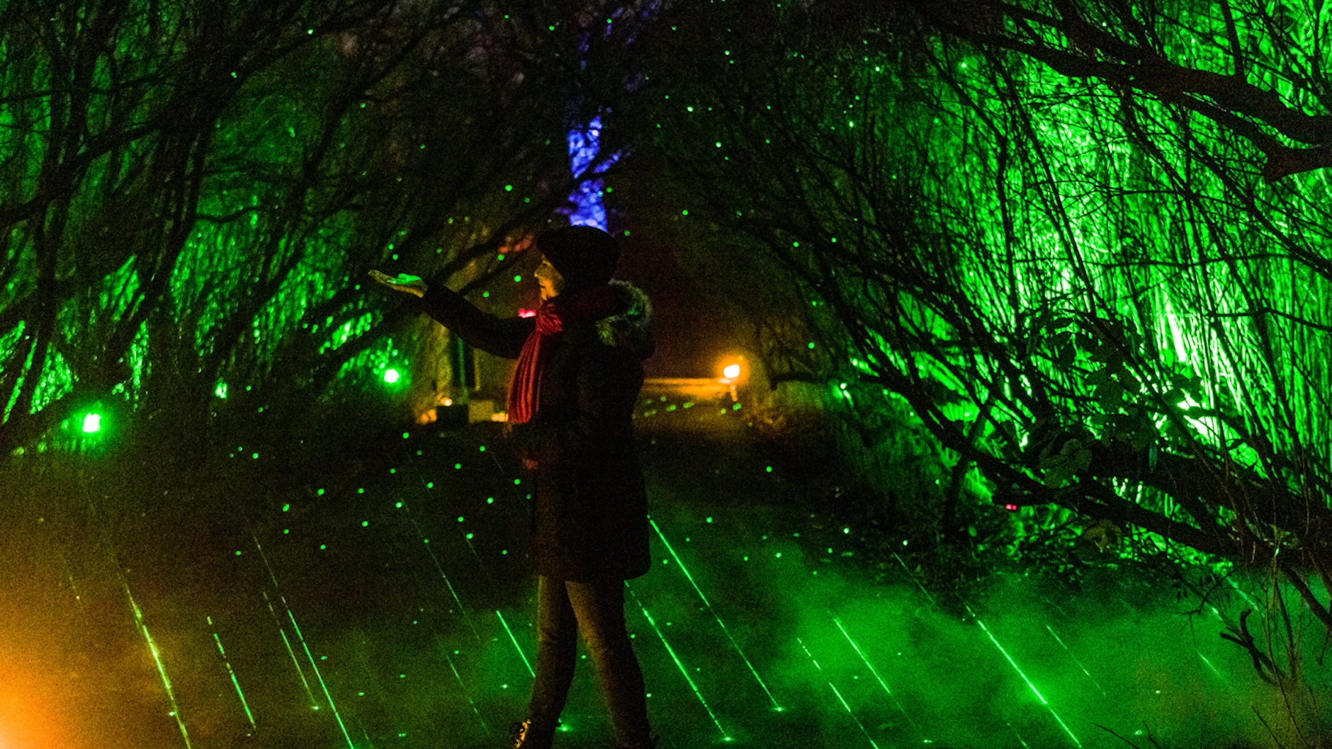 Über eine Million energiesparende Leuchtdioden sorgen an den Installationen für ein magisches Licht.