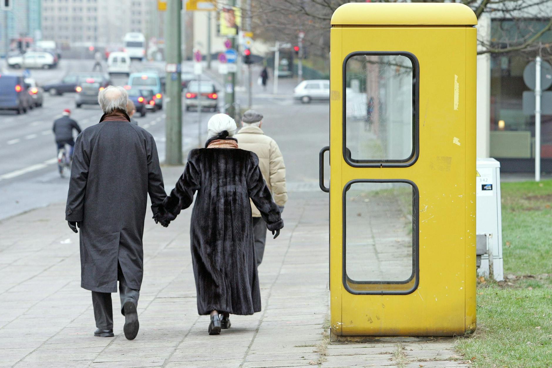 Die Telefonzelle in de Leipziger Straße ist längst außer Betrieb. 