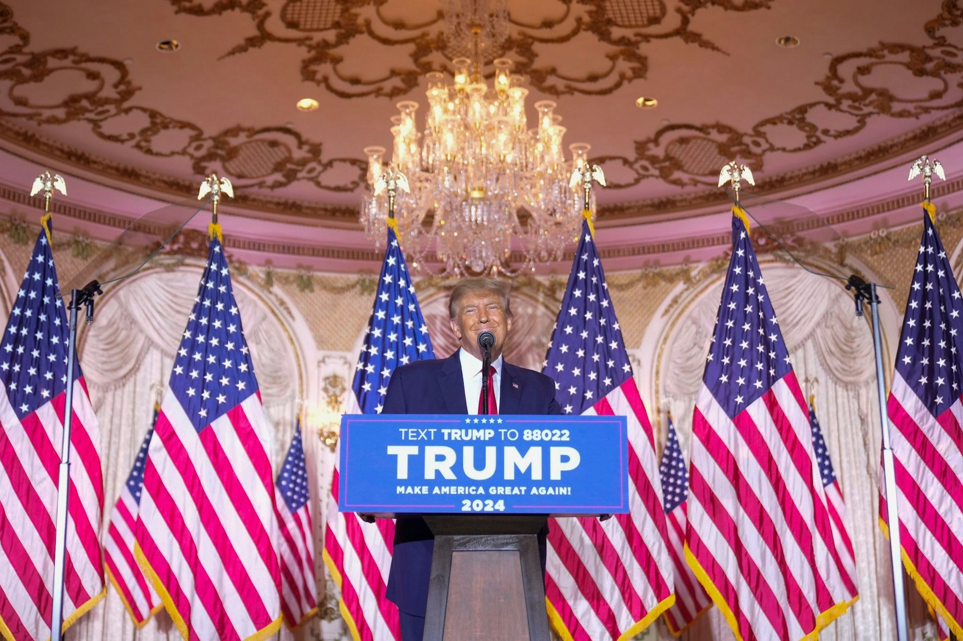 Der frühere US-Präsident Donald Trump will 2024 erneut zur Wahl antreten.