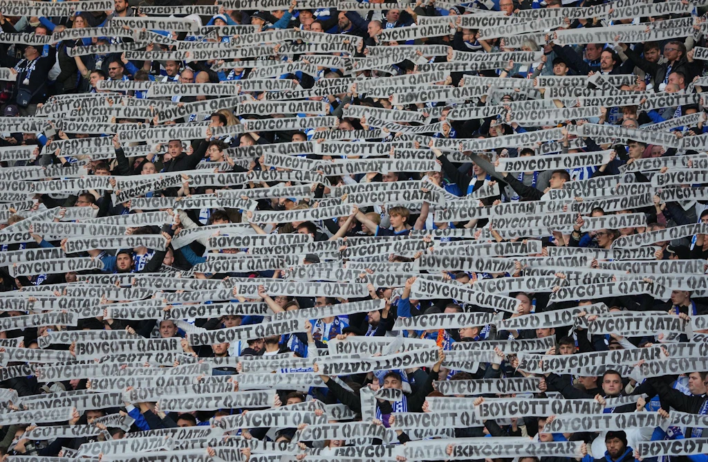Erneut Fan-Proteste gegen WM in Katar