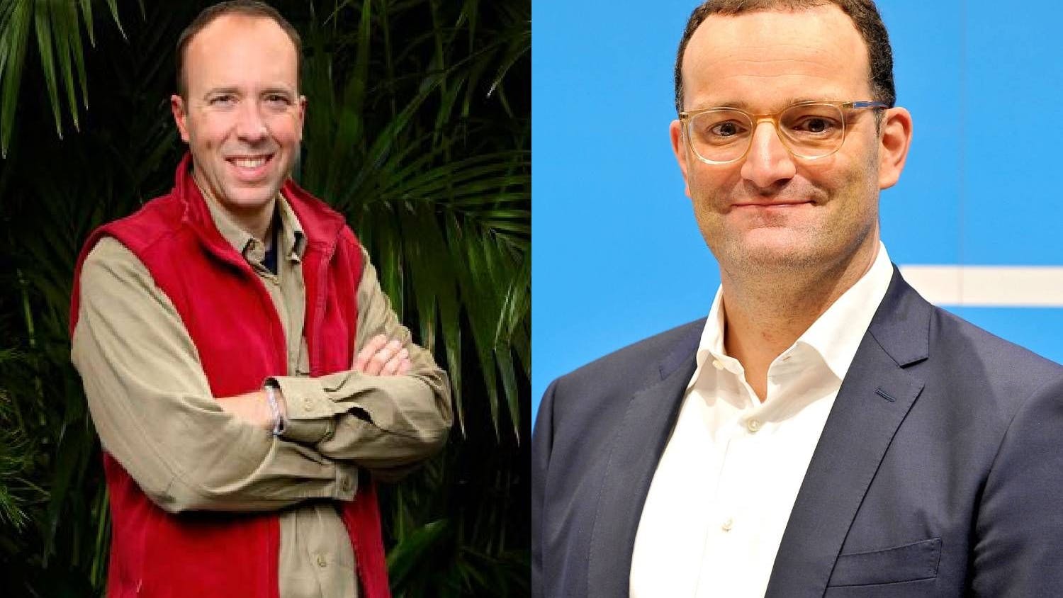 Zwei Ex-Gesundheitsminister: Matt Hancock aus Großbritannien geht ins Dschungelcamp, der deutsche Jens Spahn nicht.