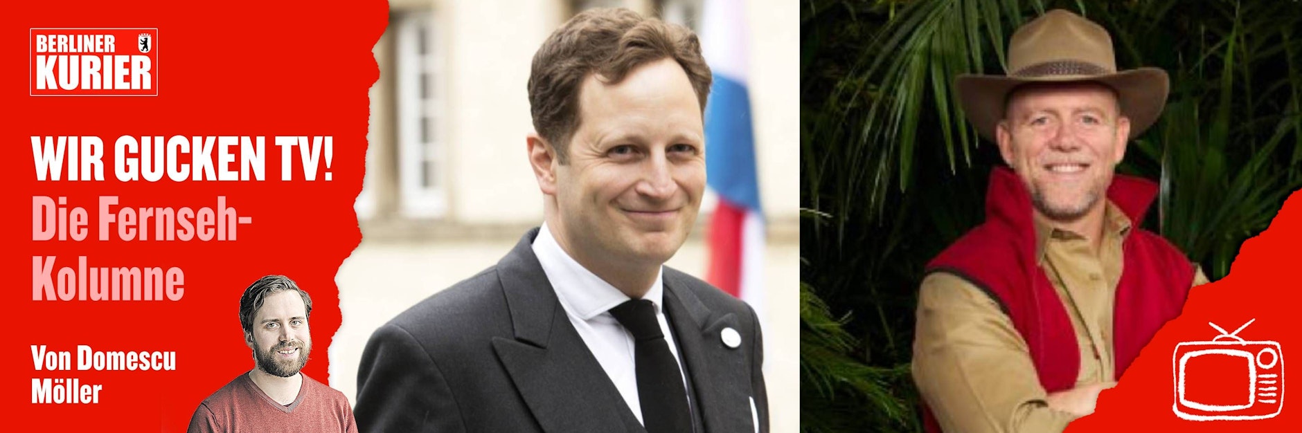 Adel im Dschungelcamp: In England ist das mit Mike Tindall (r.) jetzt Realität. Georg Friedrich von Preußen ist nicht gebucht.