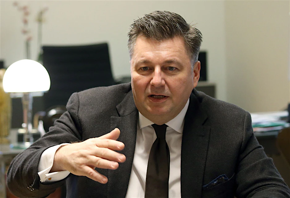 Andreas Geisel (SPD) ist heute Stadtentwicklungssenator. Bei den Wahlen 2021 war er noch Innensenator – und damit für die Wahlen zuständig.