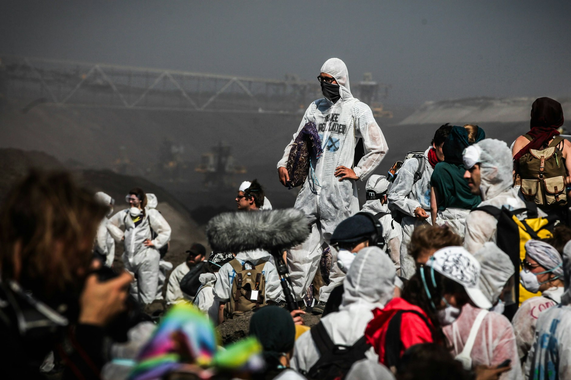 Radikaler Protest: Die Initiative „Ende Gelände“ fordert seit Jahren einen schnelleren Kohleausstieg und besetzt auch Tagebaue wie hier in Südbrandenburg.