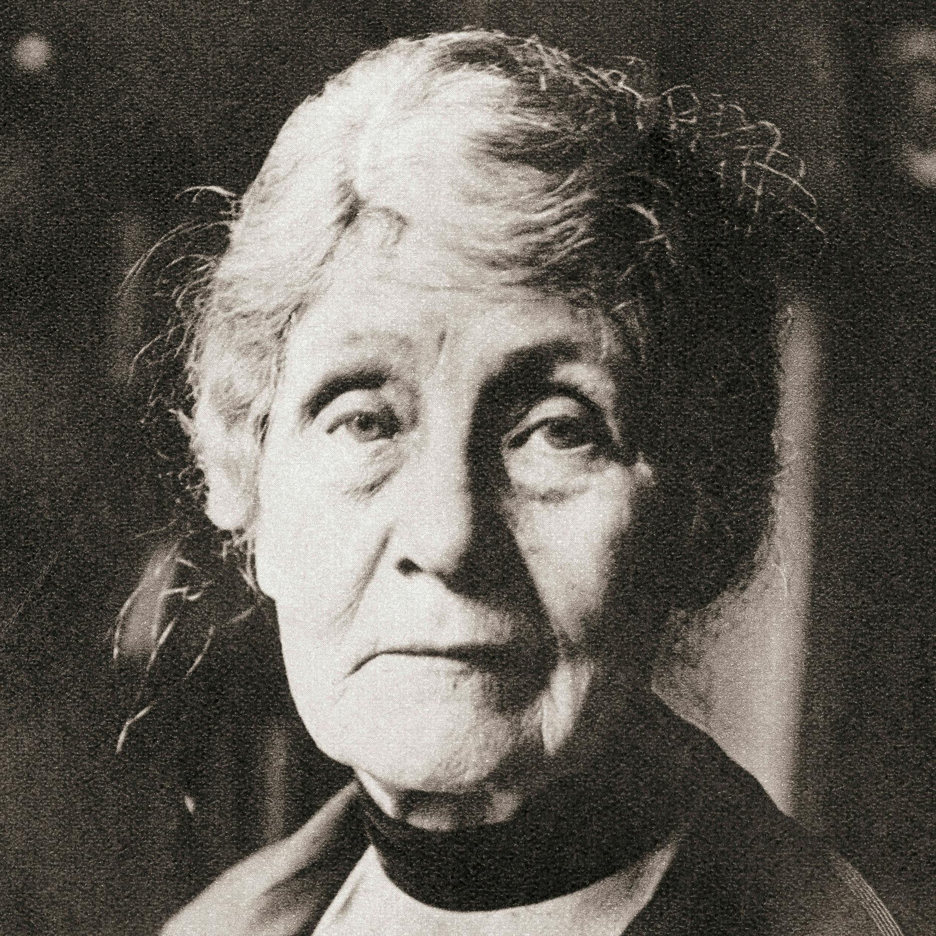 Die politische Aktivistin Emmeline Pankhurst (1858–1928)