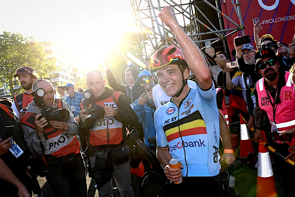 Wie einst Merckx: Radstar Evenepoel rast zu WM-Gold