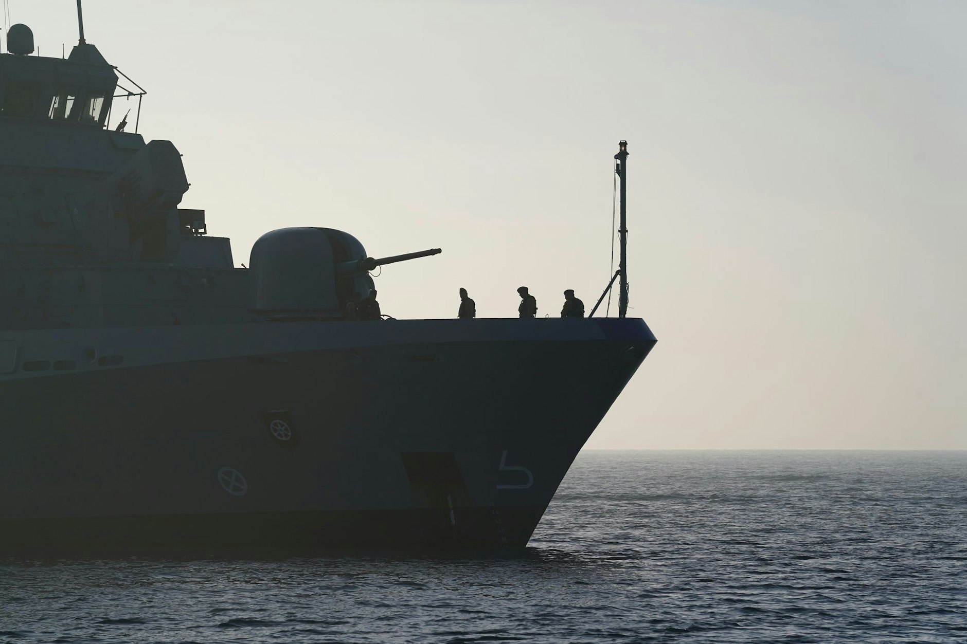 Eine deutsche Korvette bei einem Nato-Manöver in der Ostsee (Archivbild).&nbsp;