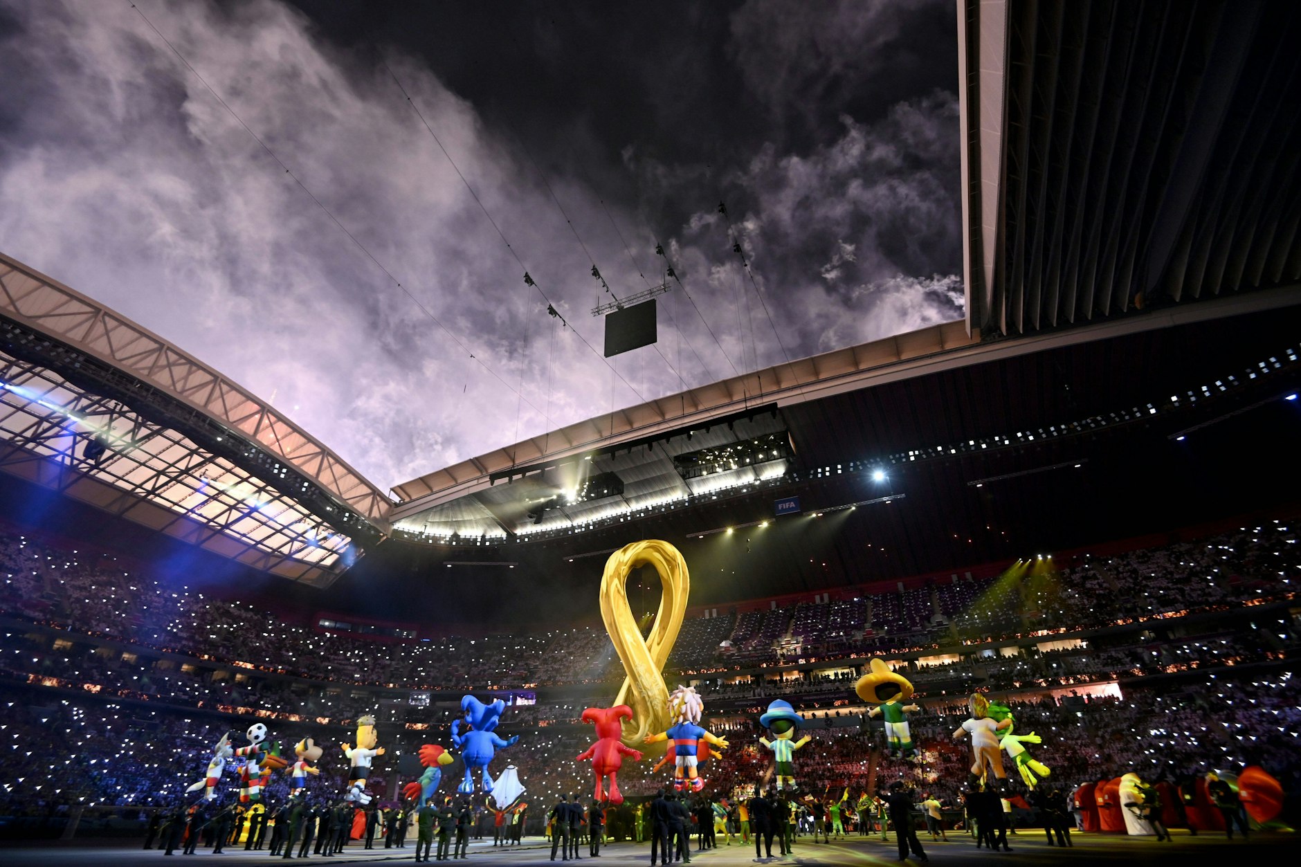 Beeindruckende Kulisse zum WM-Auftakt im Stadium Al-Bayt