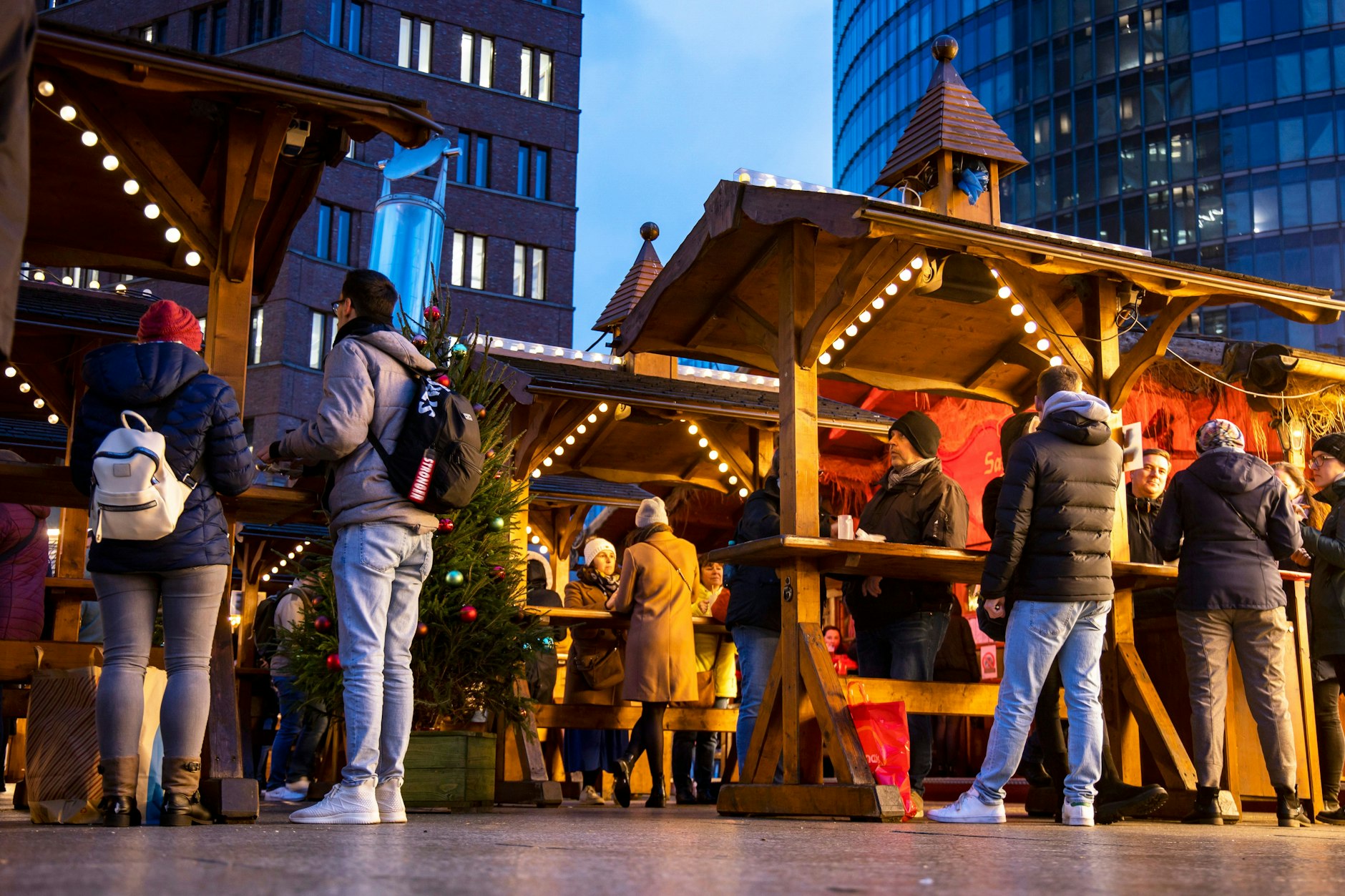 Winterwelt am Potsdamer Platz in Berlin, am 16.11.2022
