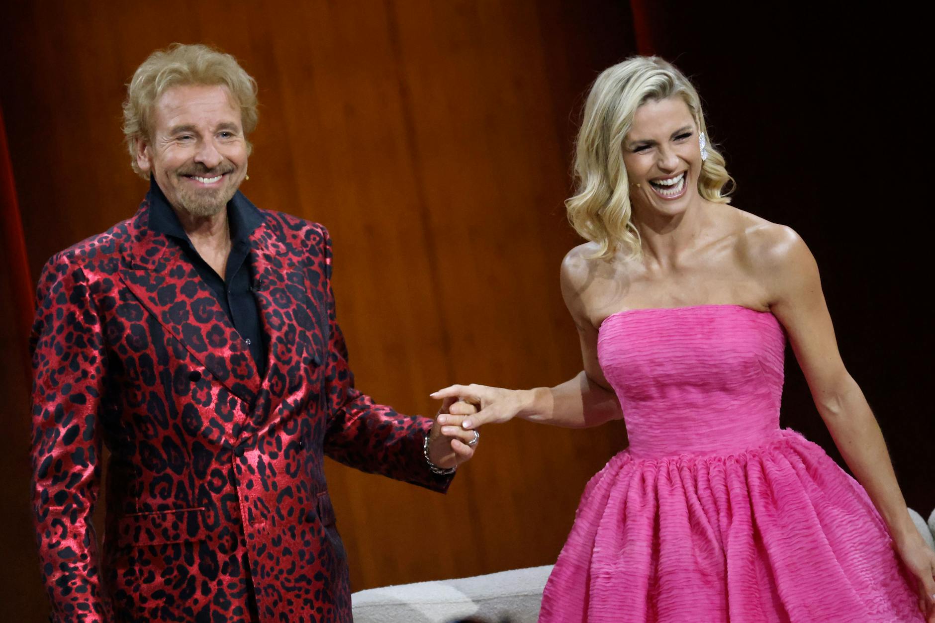 Thomas Gottschalk und Michelle Hunziker moderierten die neue Ausgabe von Wetten, dass..?