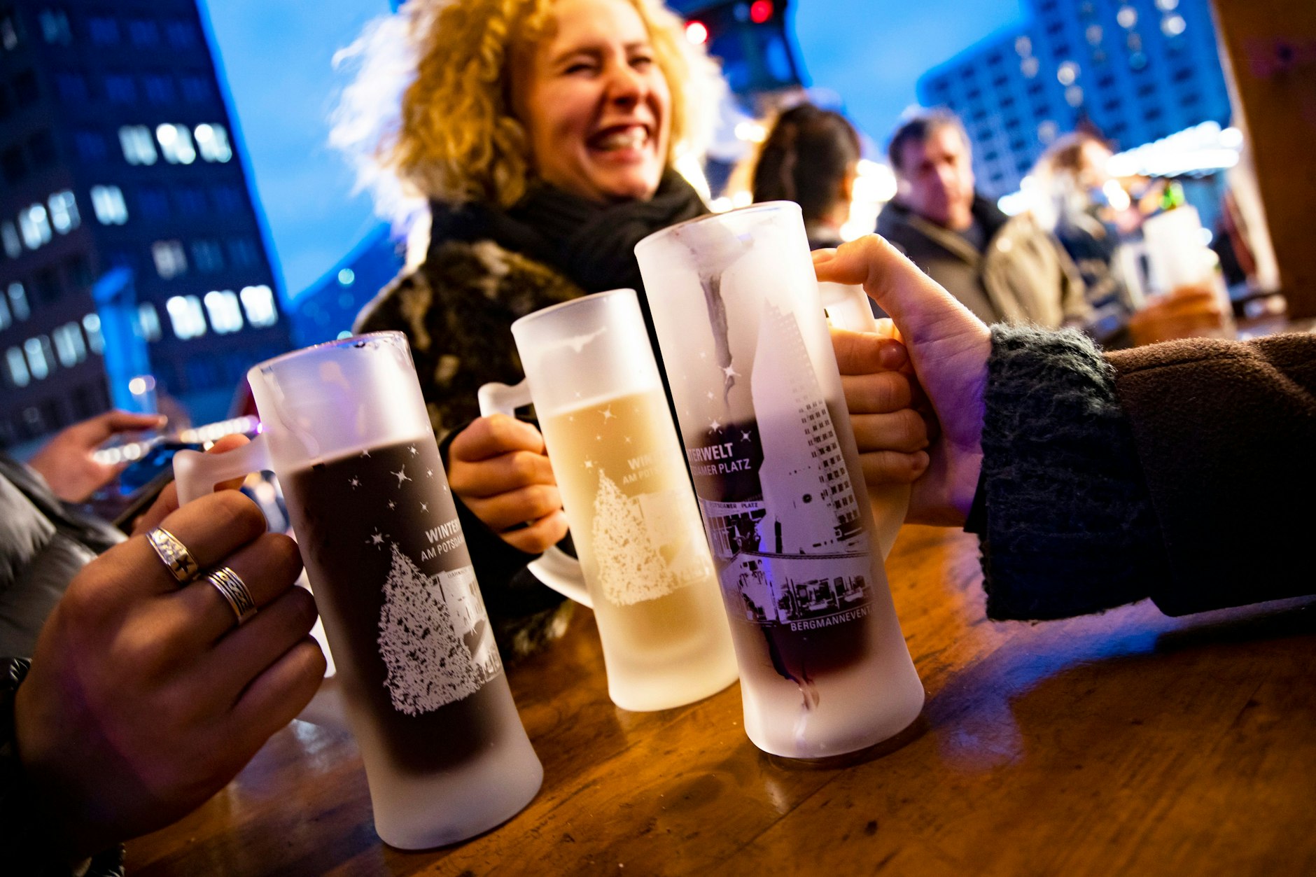 Winterwelt am Potsdamer Platz in Berlin, am 16.11.2022