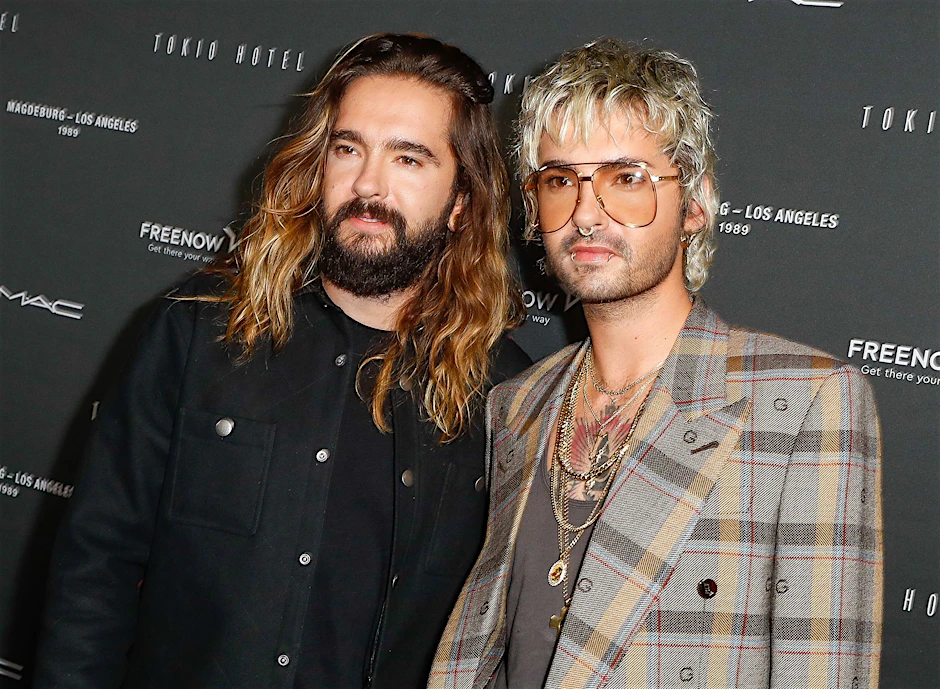 Müssen vorerst auf ihren Tourbus verzichten: Tom (l.) und sein Bruder Bill Kaulitz.&nbsp;