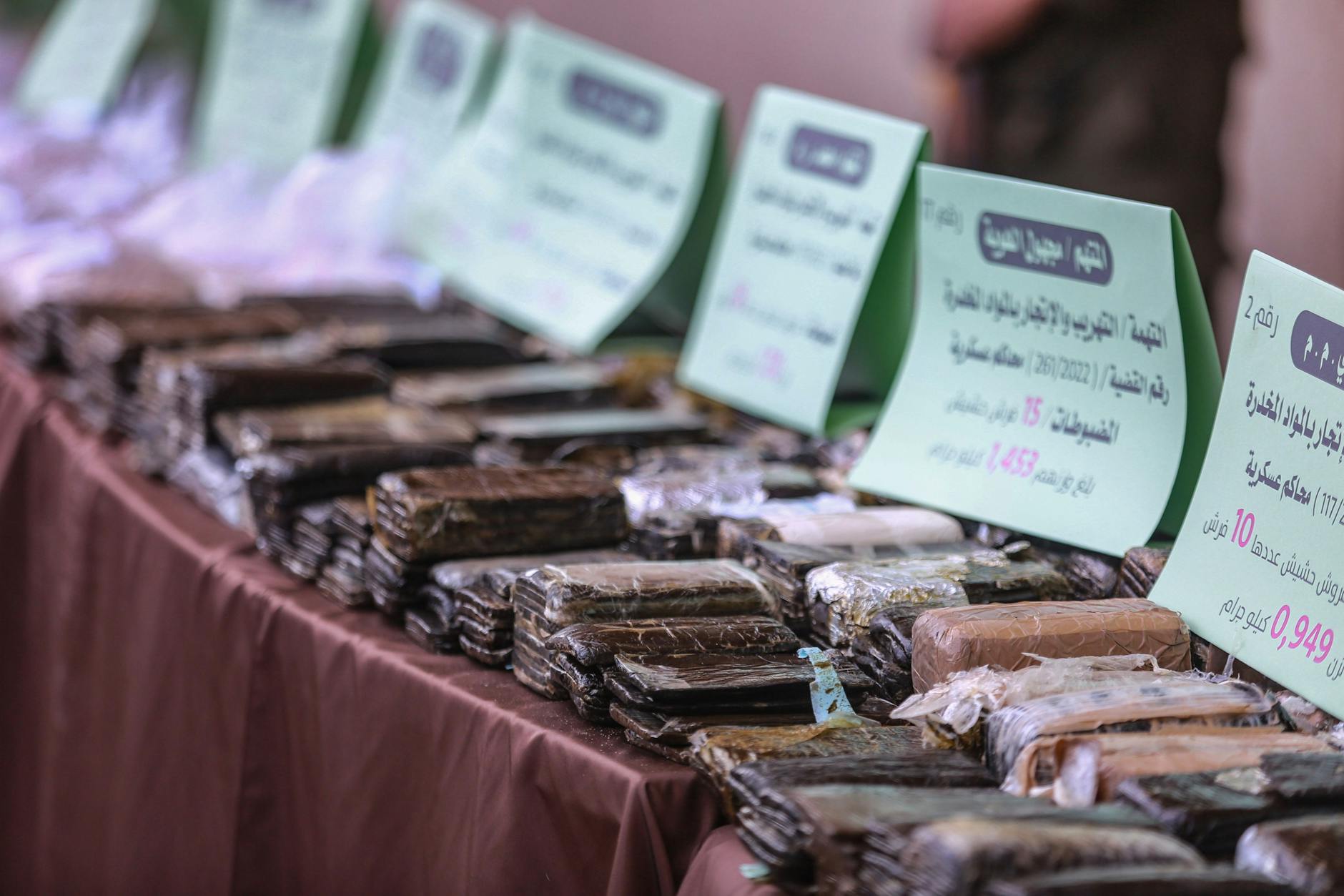 Große Mengen von Haschisch sowie Tausende von Tramadol-Pillen wurden am Flughafen in Doha beschlagnahmt (Archivbild). 