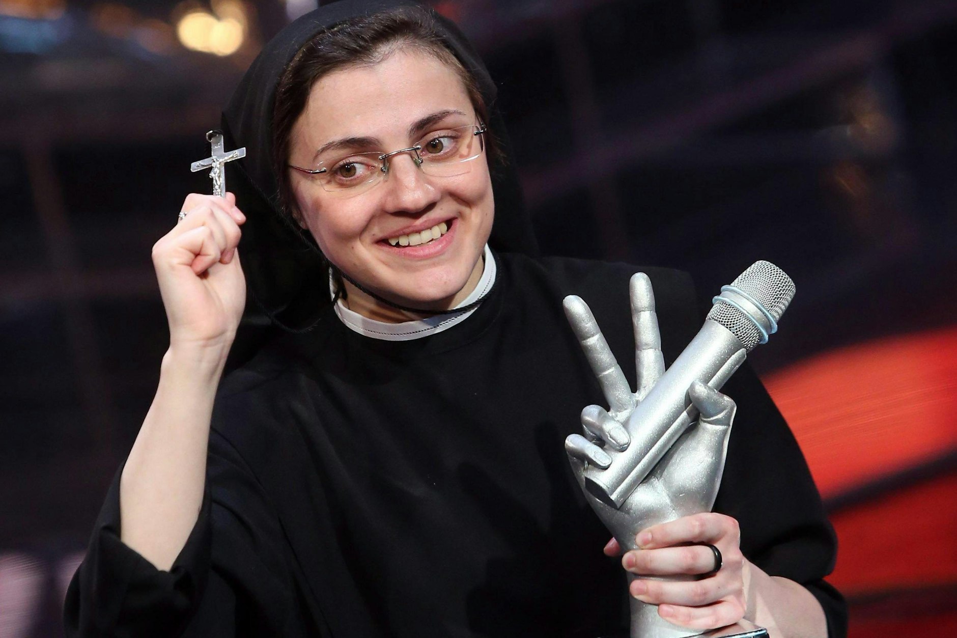 Die italienische Nonne Cristina Scuccia hatte 2014 „The Voice of Italy“ gewonnen. Nun hat sie ihren Orden verlassen.