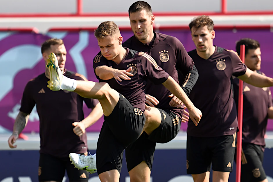 Abschlusstraining der Fußball-Nationalmannschaft in Katar.