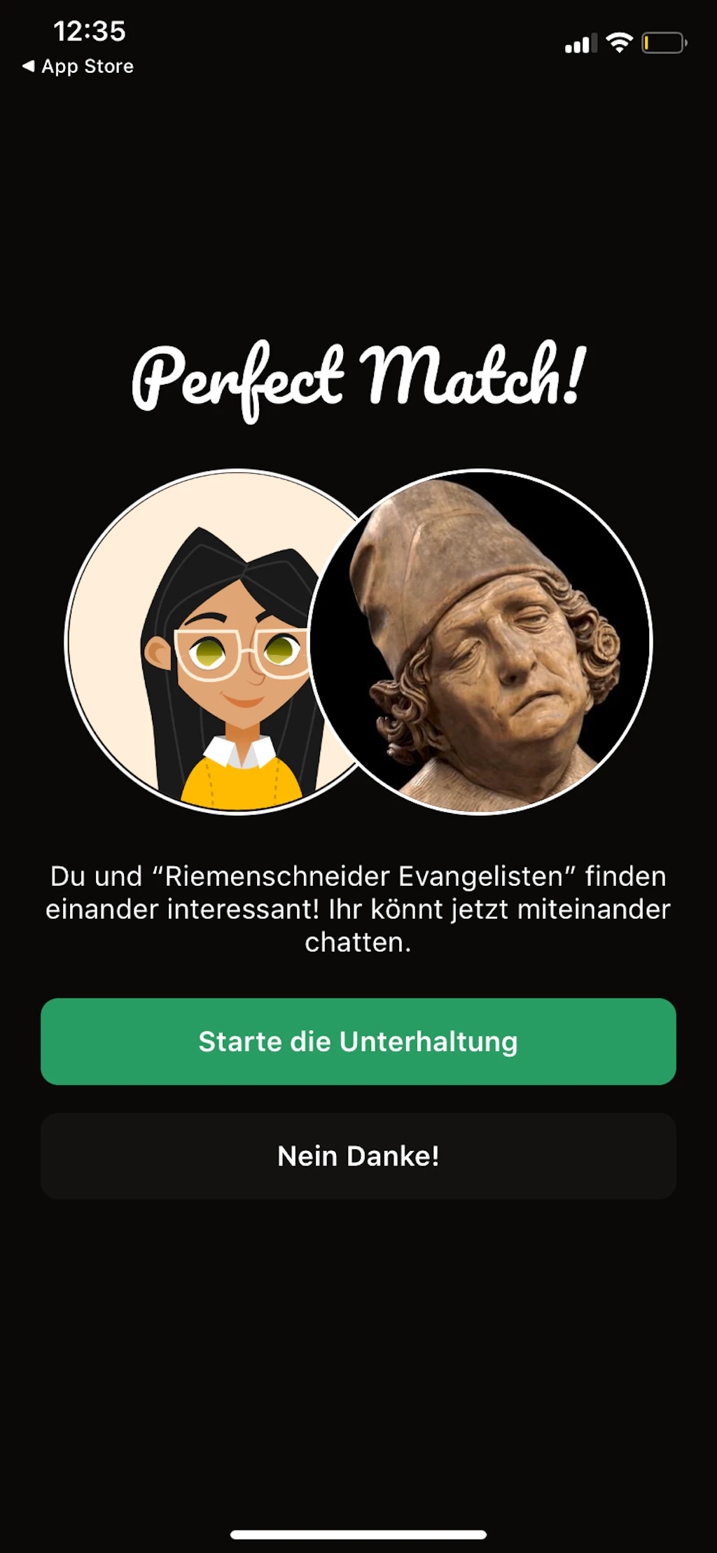 Date im Museum: Die App „Perfect Match!“ verkuppelt mit Kunstwerken