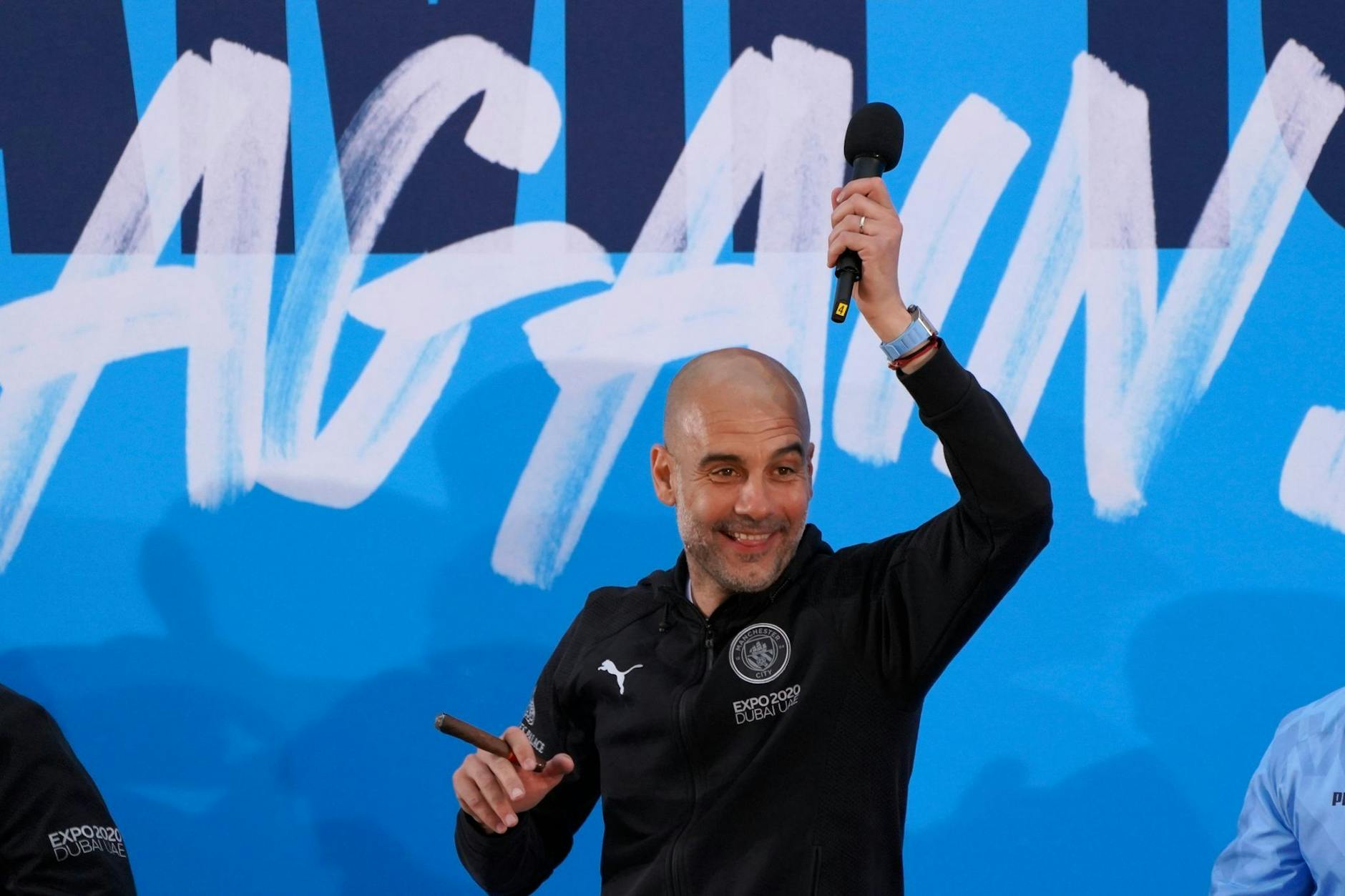 ARCHIV - Steht vor einer Vertragsverlängerung bei Manchester City: Pep Guardiola.
