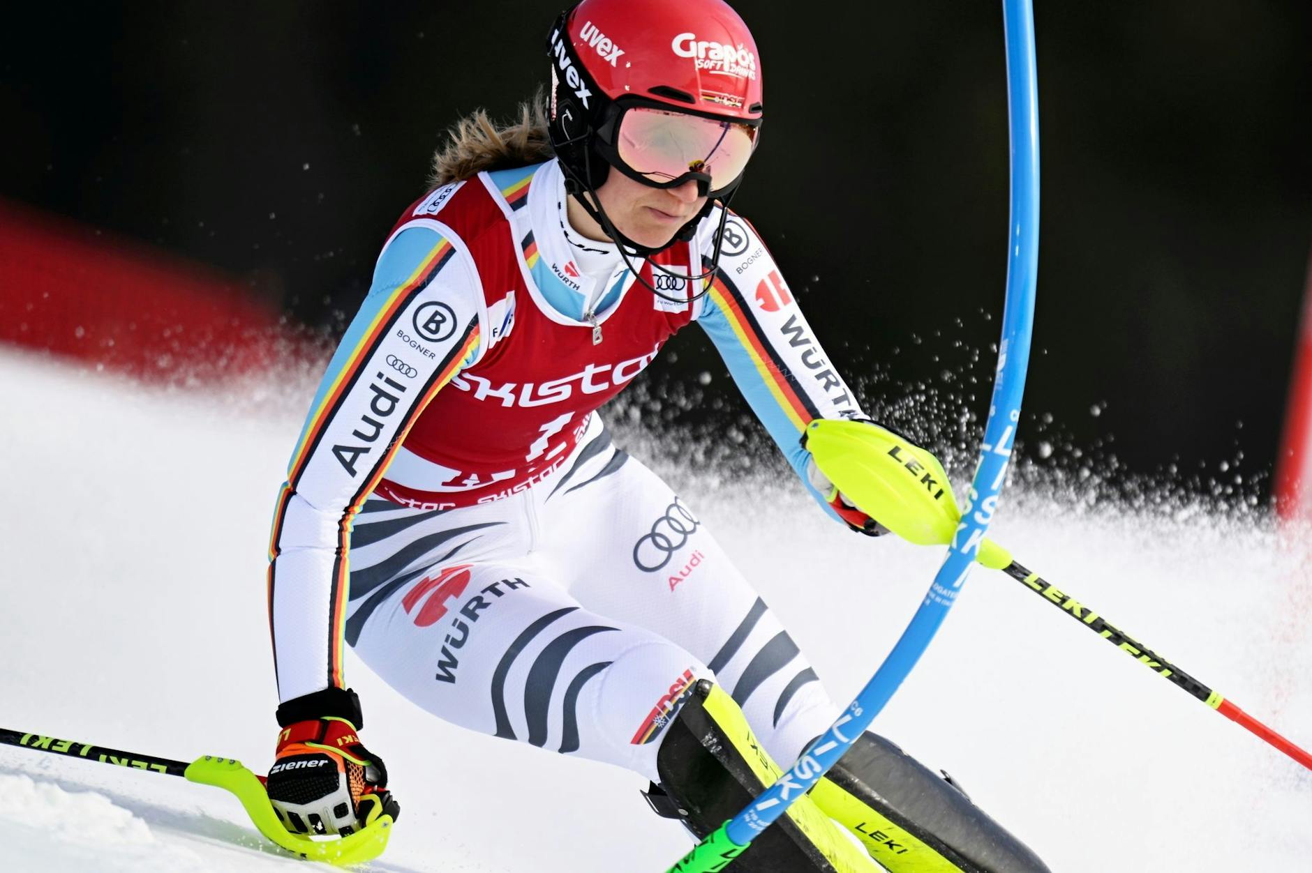 ARCHIV - Hat sich im Slalom in der Weltspitze etabliert: Lena Dürr. /dpa