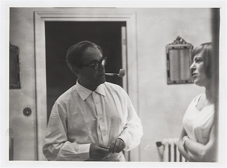 Max Frisch und Ingeborg Bachmann auf dem einzig bekannten gemeinsamen Foto, aufgenommen in Rom 1962