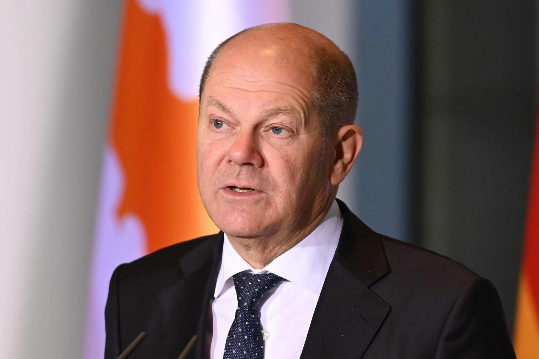 Bundeskanzler Olaf Scholz am Mittwoch in Berlin