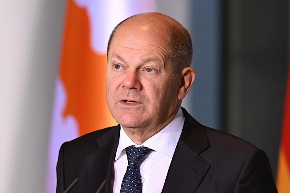 Bundeskanzler Olaf Scholz am Mittwoch in Berlin