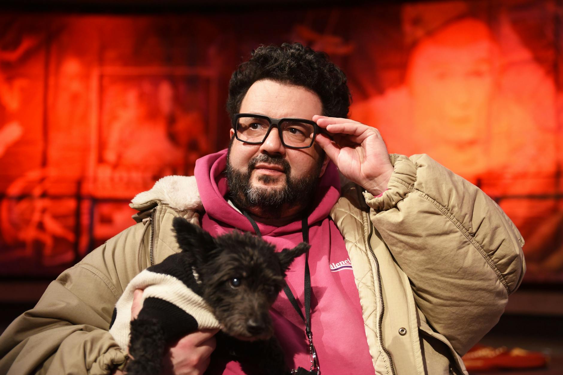 Neu bei Roncalli: Oliver Polak mit seinem Hund Arthur