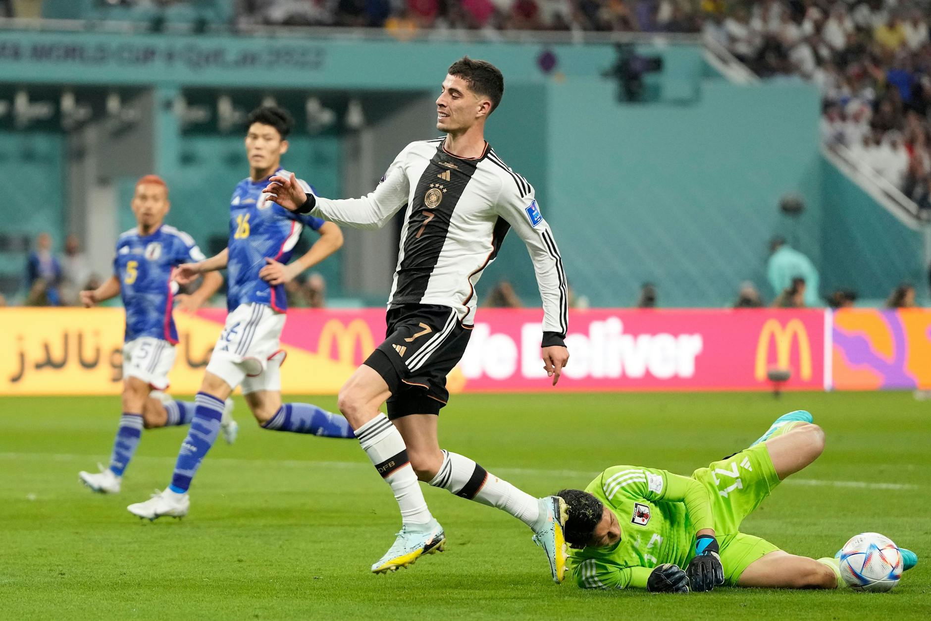 Hier ist das Beweisfoto: Kai Havertz war gegen Japan mit von der Partie.