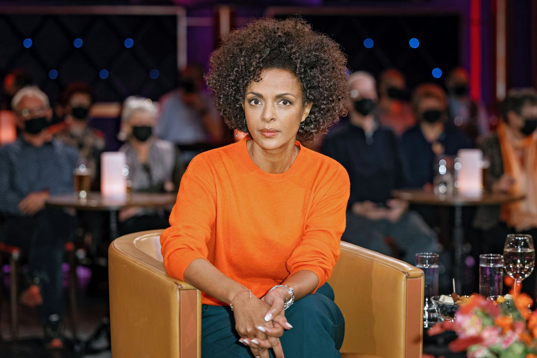 Die Berliner Schauspielerin Dennenesch Zoudé.