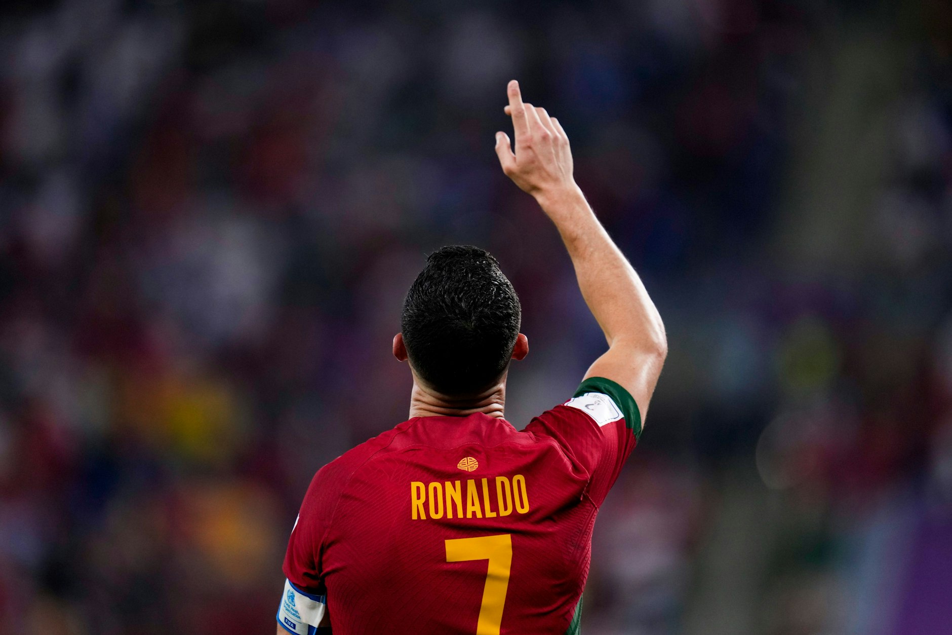 Mit höheren Mächten im Bunde: Cristiano Ronaldo.