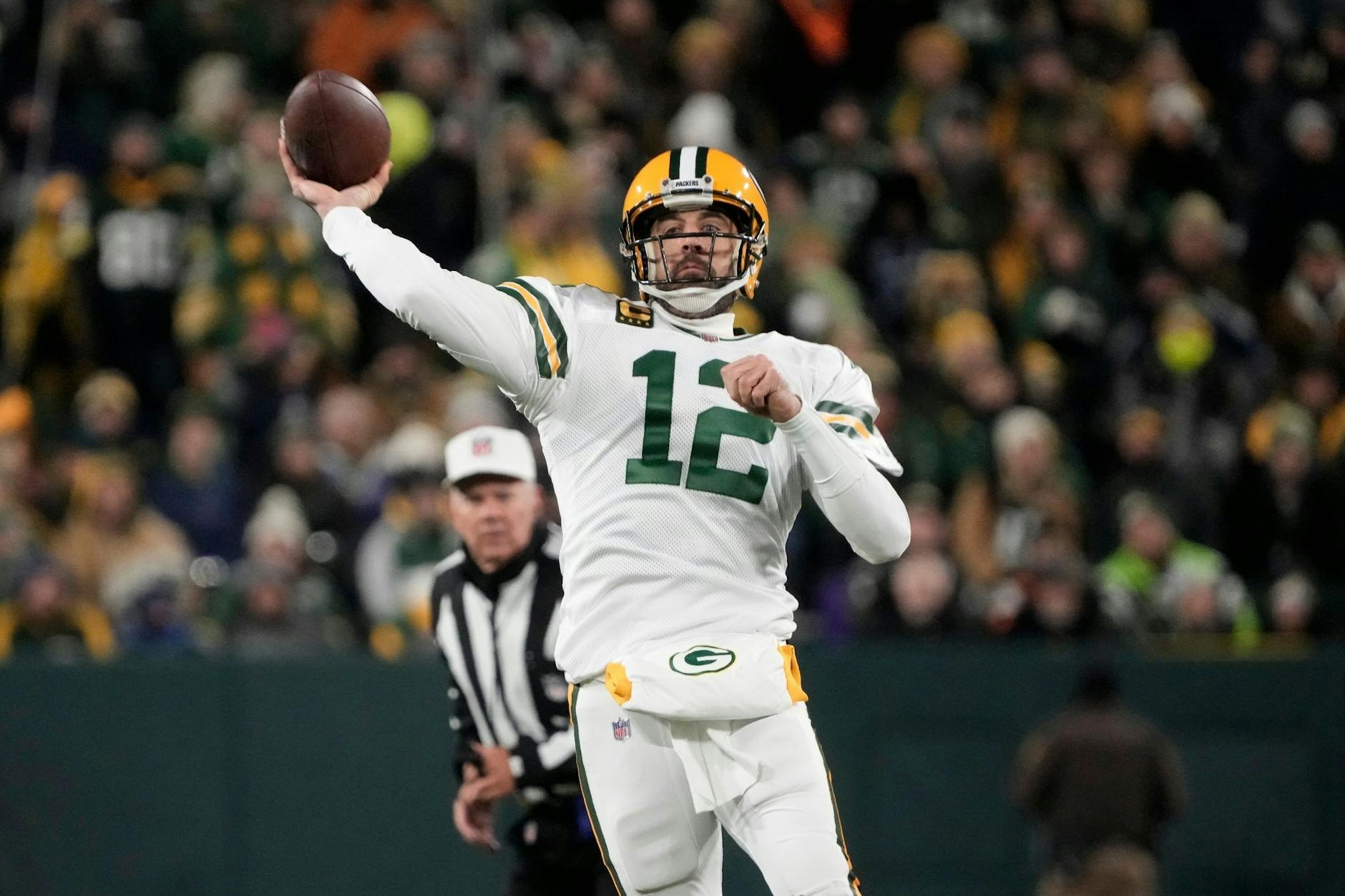 Quarterback Aaron Rodgers verlor mit den Green Bay Packers.