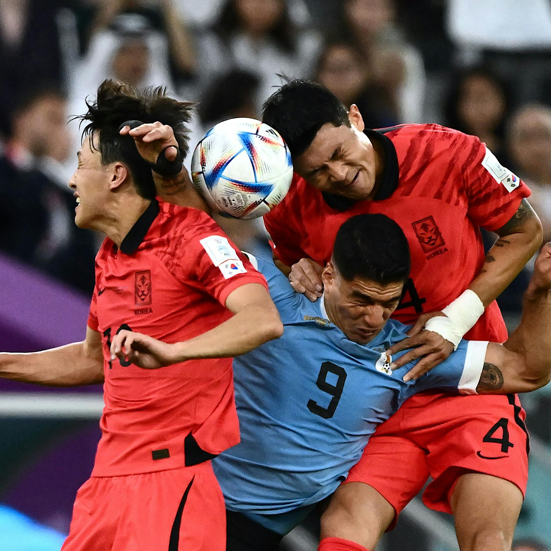 Nur ein Stürmchen: Uruguays Angriff ist gegen Südkorea zu harmlos