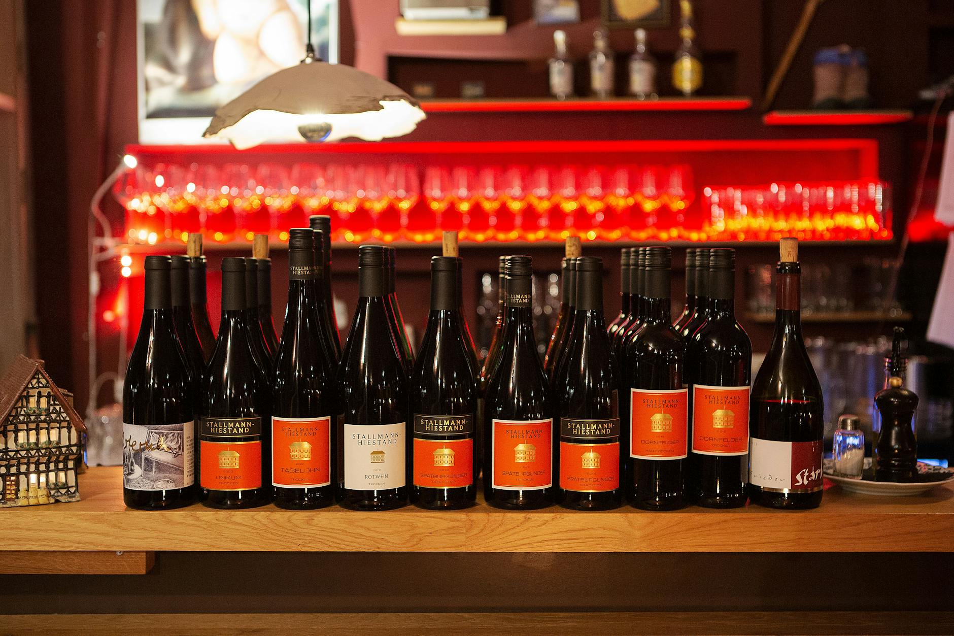 Der Wein vom Weingut Stallmann-Hiestand.