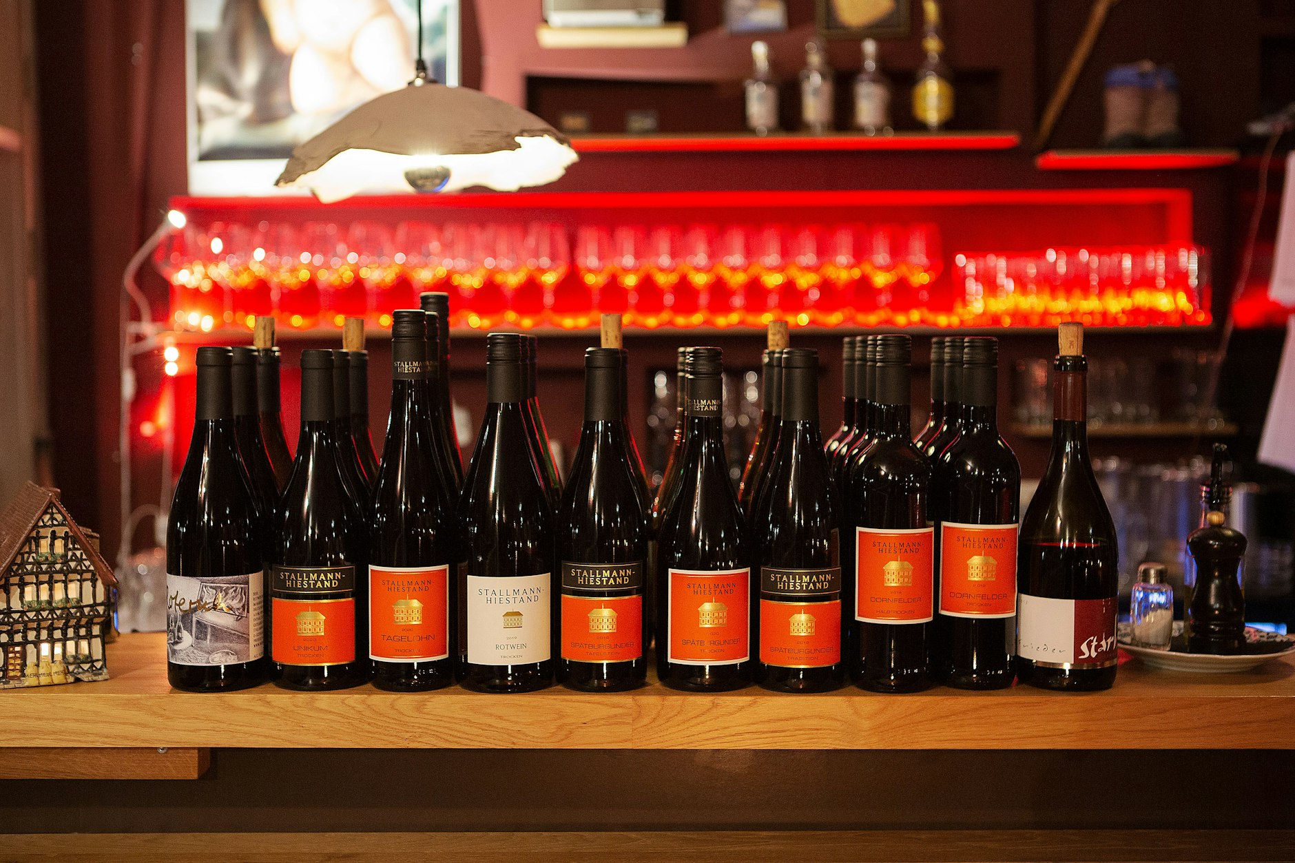 Der Wein vom Weingut Stallmann-Hiestand.