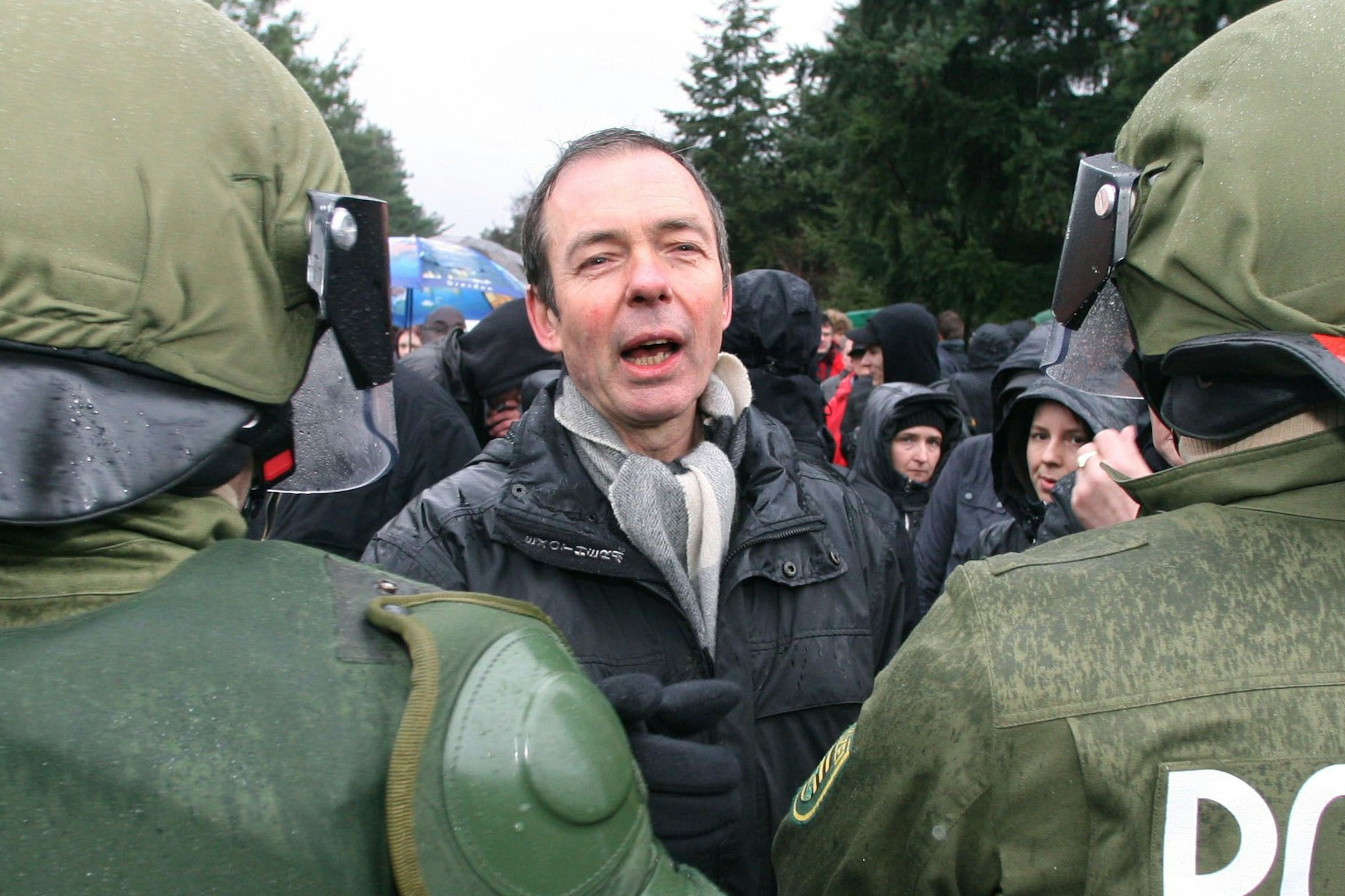 Der Berliner Historiker Hans Coppi, Veranstalter der Demonstration gegen den Neonazi-Aufmarsch, 2007